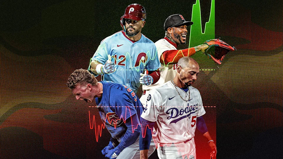 Can Mookie Betts (bottom right) and the Dodgers get hot before it's too late? (Henry Davis/Yahoo Sports)