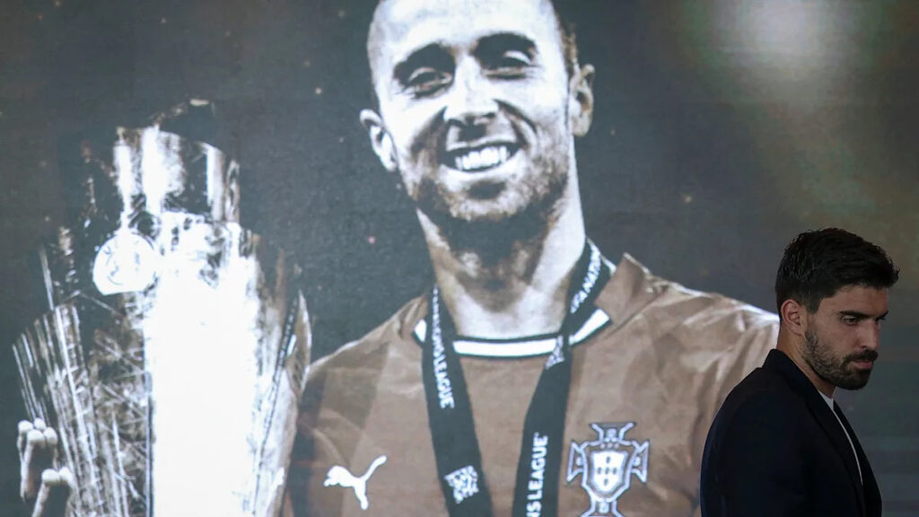 ‘A way of seeing him on the field’ – Ruben Neves reveals moving Diogo Jota tattoo as Portugal midfielder leads tributes to late Liverpool star alongside Cristiano Ronaldo & Co at national team base Download app from appStore