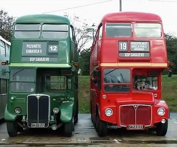 Public transportation in Sarajevo once