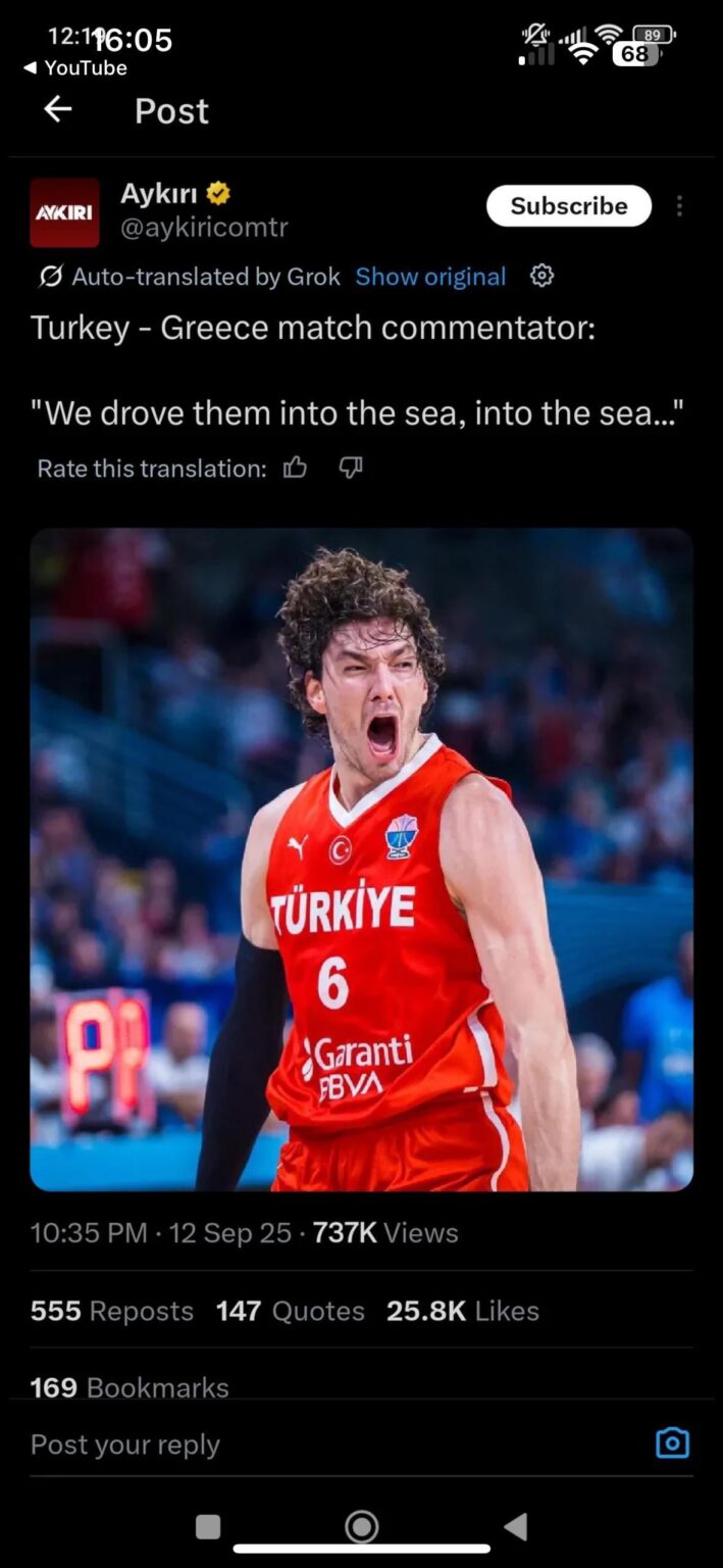 Because some were celebrating for Turkey's victory I leave this here.