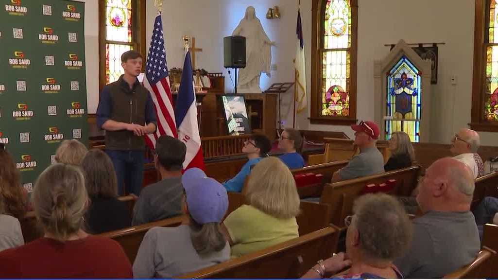 Democrat Rob Sand says he's delivering 'something different' on campaign trail