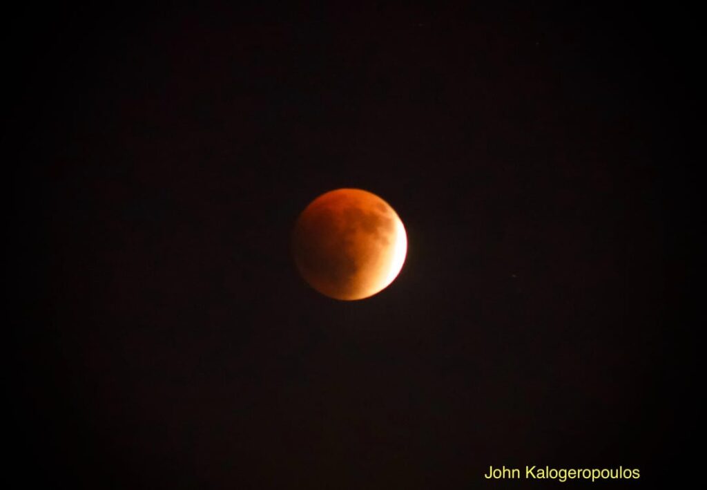 beautiful blood moon