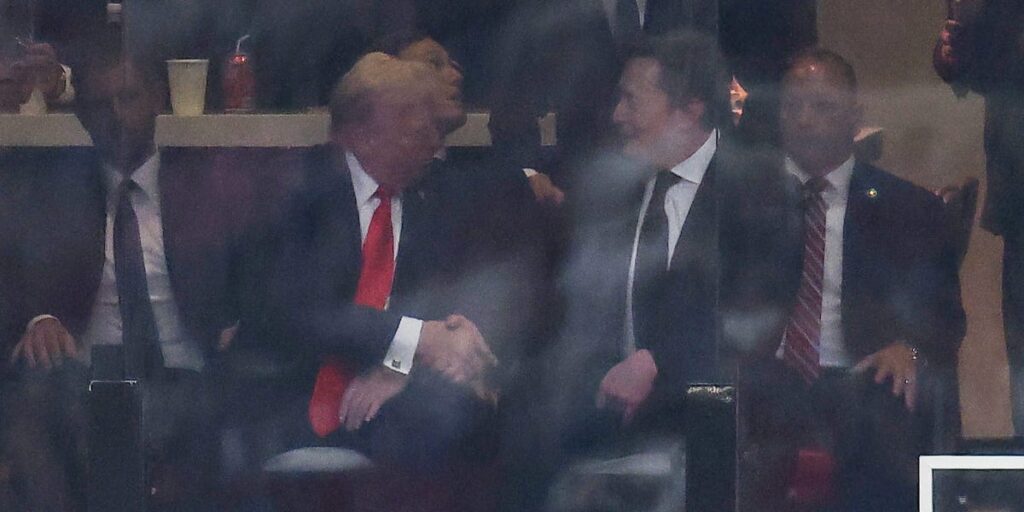Musk and Trump Seen Together at Charlie Kirk’s Memorial Service Musk and Trump Seen Together at Charlie Kirk's Memorial Service