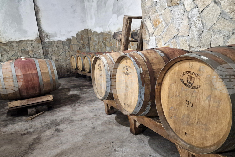 Bulgarian Wine Tradition Preserved Through Local Grapes, Oak Barrels Bulgarian Wine Tradition Preserved Through Local Grapes, Oak Barrels