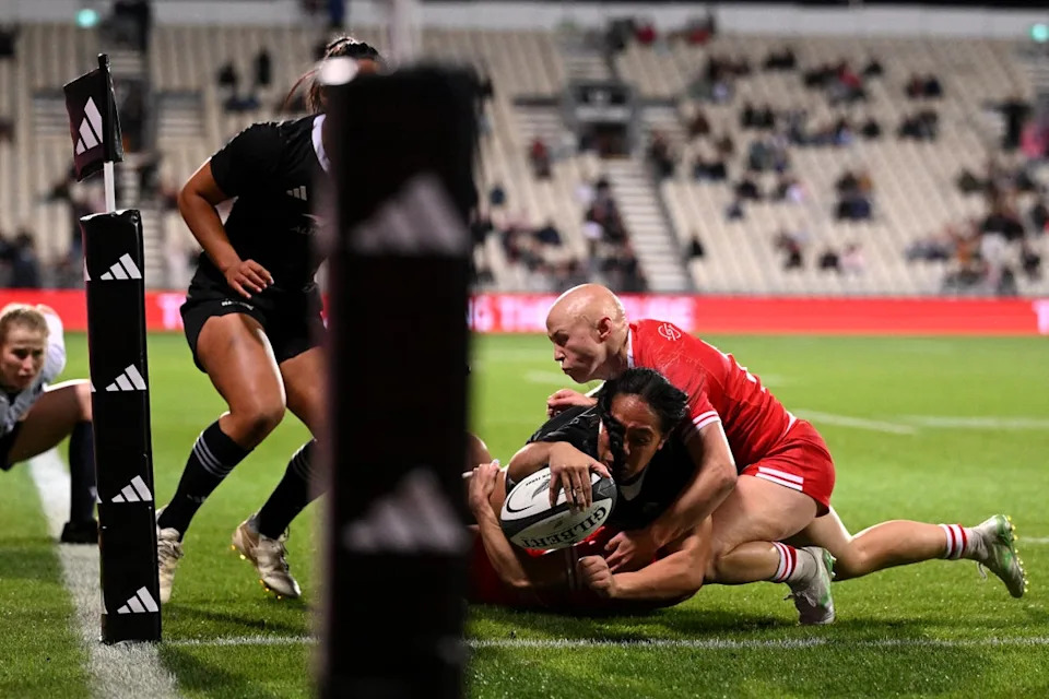 Sylvia Brunt's last-minute try snatched a draw against Canada earlier this year (Getty Images)