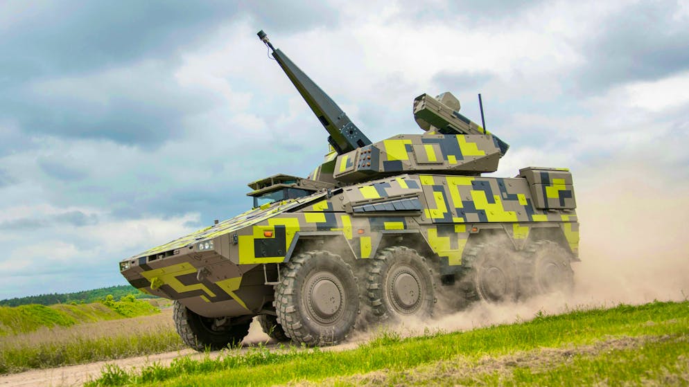 The "Skyranger Oerlikon" air defense system from the German company Rheinmetall was developed in Zurich and has aroused the interest of numerous European commanders-in-chief.