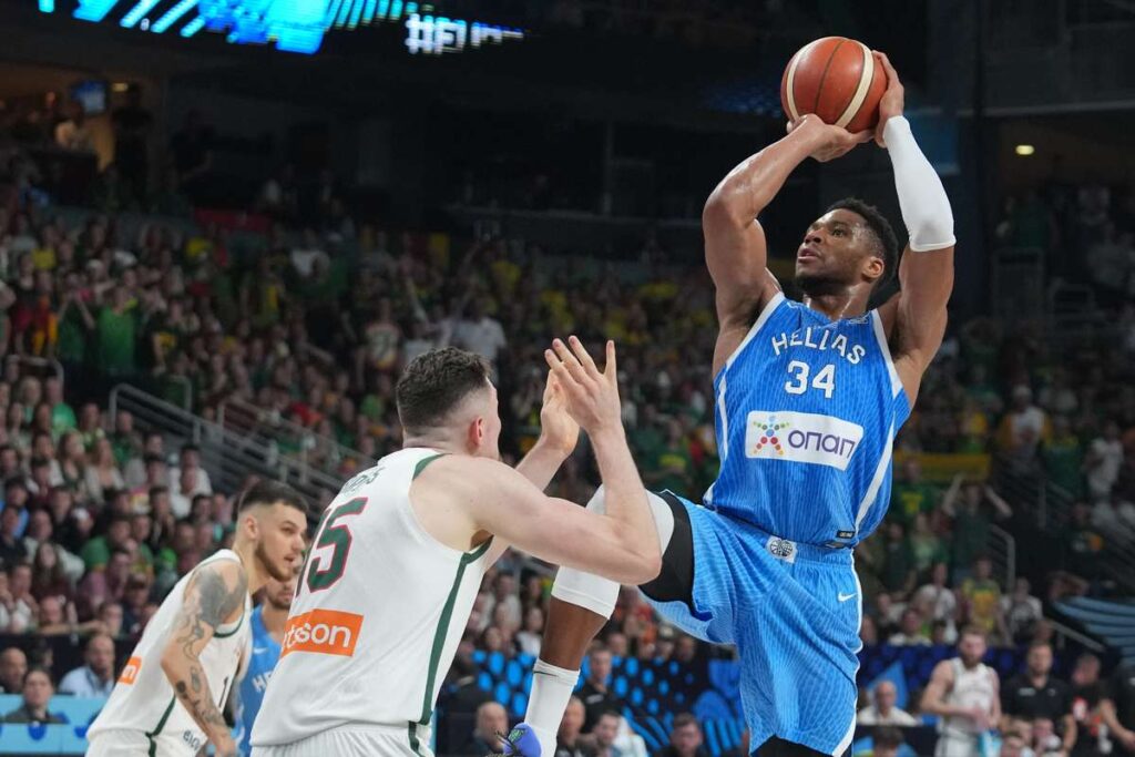 Giannis Antetokounmpo leads Greece into the EuroBasket final four Giannis Antetokounmpo leads Greece into the EuroBasket final four