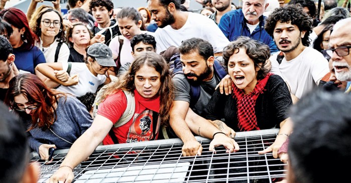 New Age | Turkey protests erupt over opposition ouster