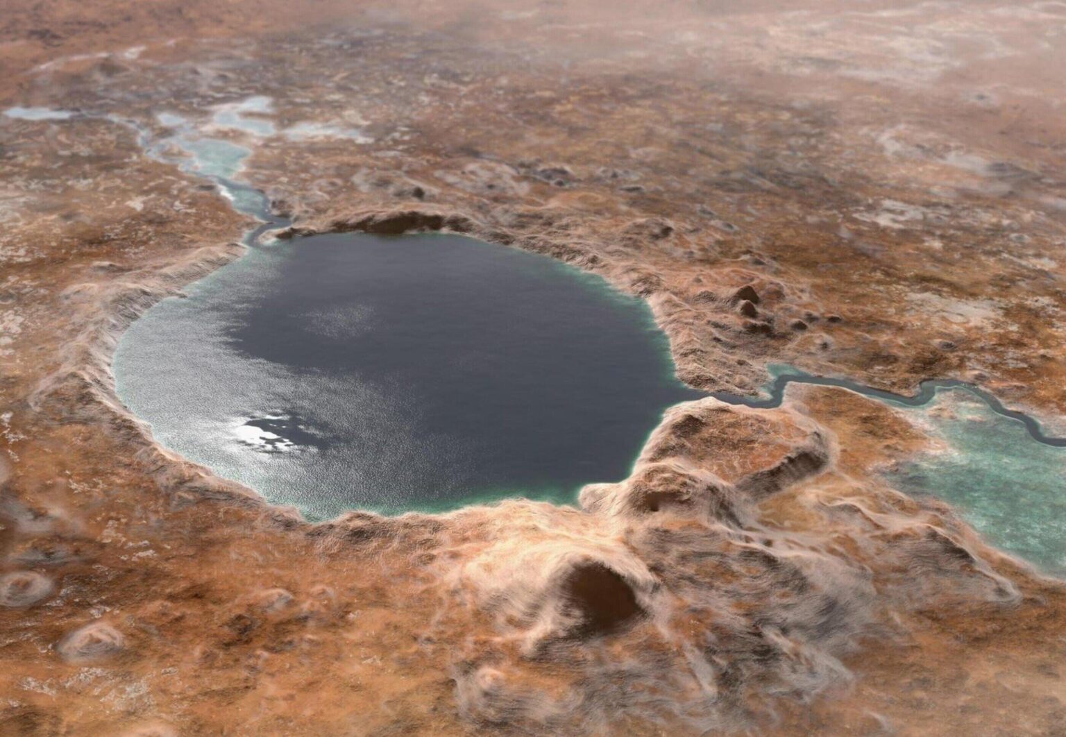 'Potential biosignatures' found in ancient Mars lake