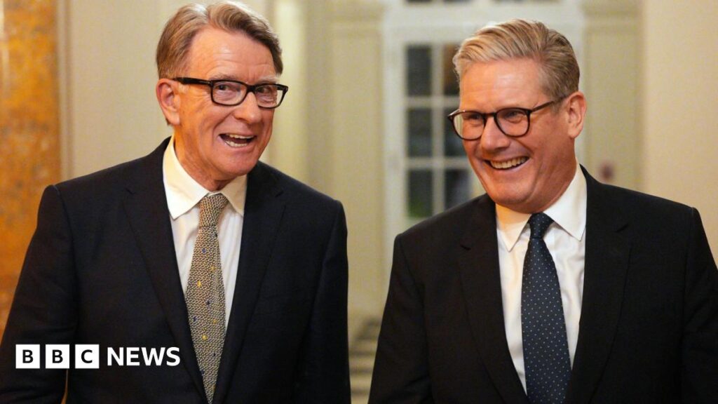 Starmer sacks Mandelson as US ambassador over links to Epstein