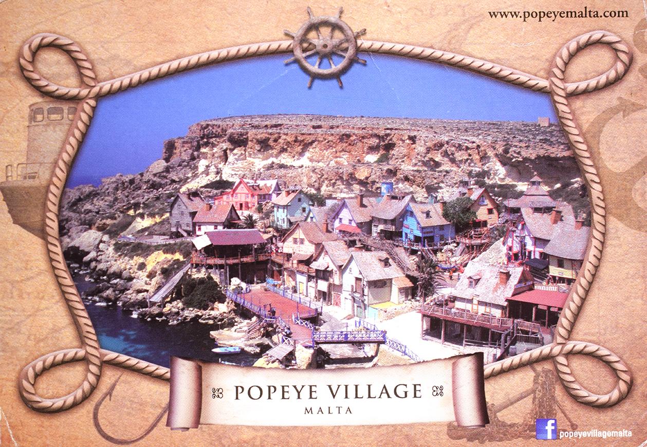 Panoramic view of Popeye Village