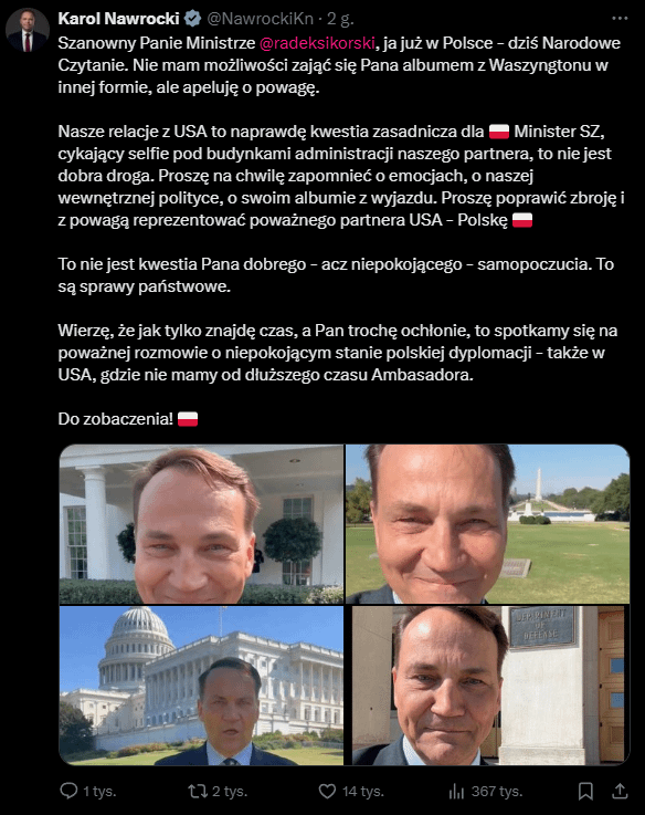 Nawrocki corresponds to Sikorski