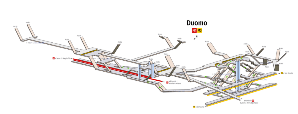 3D maps of many metro stations 3D maps of many metro stations
