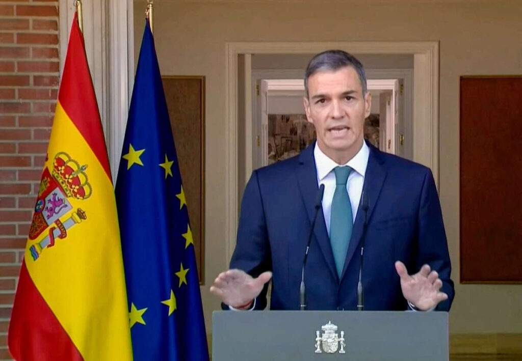 Spain issues arms embargo, bans anyone who 'directly participates in genocide'