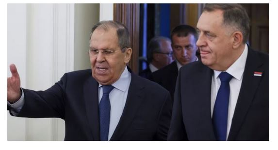Lavrov supports Dodik and blames the West for the crisis in Bosnia