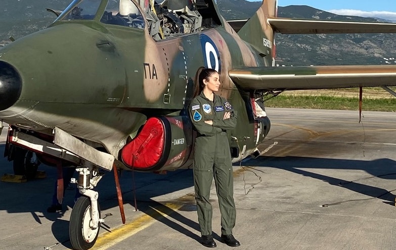 First Female F-16 Pilot of the Hellenic Air Force 'Proud' to Defend Greece