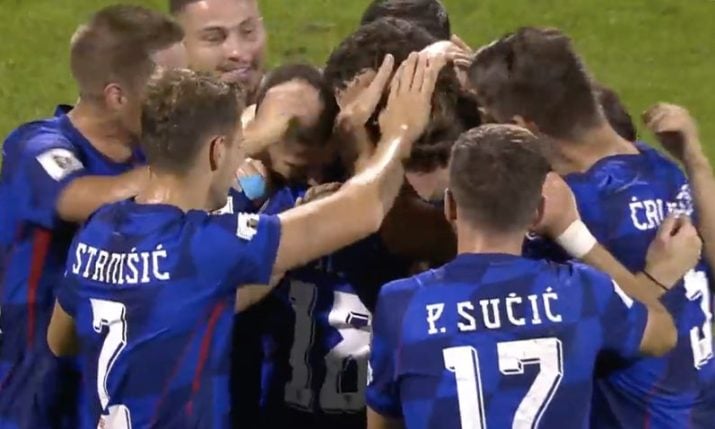 Croatia beats Montenegro to stay unbeaten in World Cup qualifying