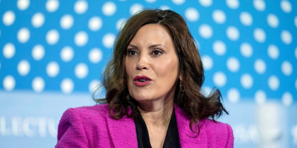 Governor Whitmer delivers an address on the state’s economy