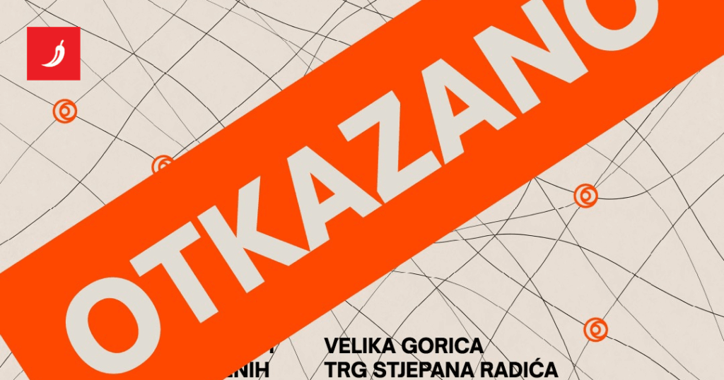 Canceled Festival in Velika Gorica. "We cannot guarantee the safety of the audience and the artist"