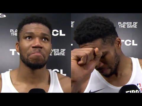 Giannis emotional reaction to Greece winning Bronze at EuroBasket 2025