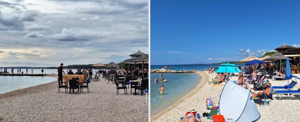 At the popular Facan beach Bunker usurped the maritime well. Set catering tables right up to the sea, so they removed them expressly At the popular Facan beach Bunker usurped the maritime well. Set catering tables right up to the sea, so they removed them expressly