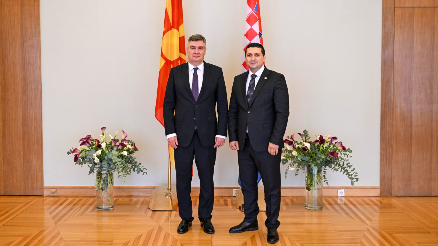 Ambassador of the Republic of North Macedonia Presents his Credentials to the President of the Republic - President of the Republic of Croatia