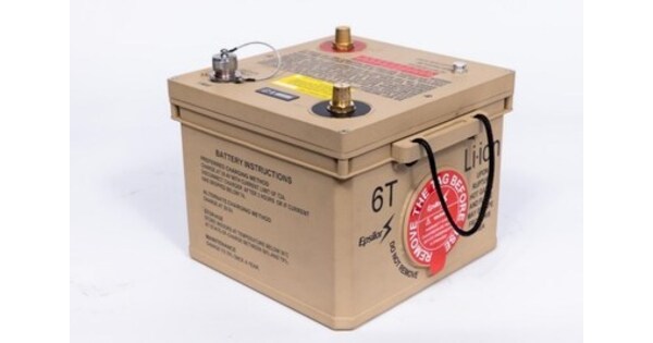 Epsilor Presents New 6T Battery for Military Vehicles with the Highest Energy Capacity in The Market