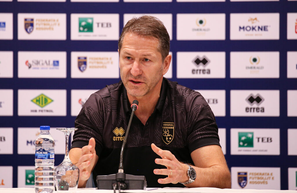Coach Franco Foda talks about Kosovo's clash with Switzerland