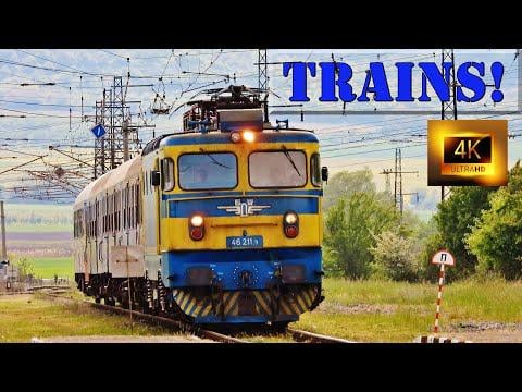 A series of freight and passenger trains in a wide perimeter around the Sofia railway junction for the last few months. #Trainspotting