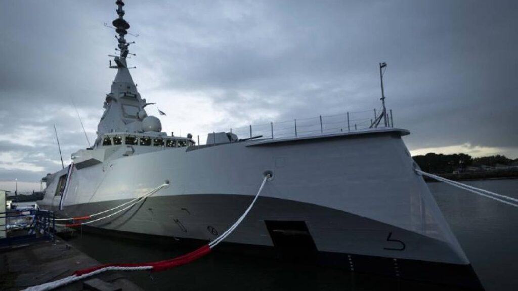 France's first FDI frigate sets sail for base port in Brest