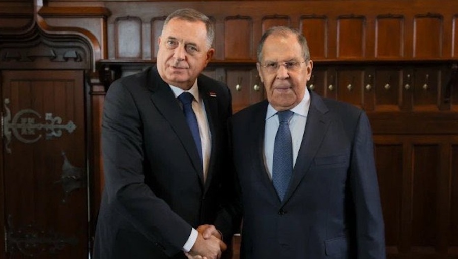 bne IntelliNews - Lavrov hosts Dodik in Moscow, blames West for Bosnia tensions