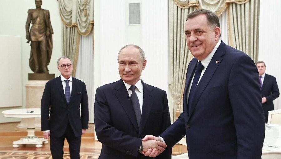 bne IntelliNews - Putin won’t let me break up Bosnia, says ex-Republika Srpska president Dodik