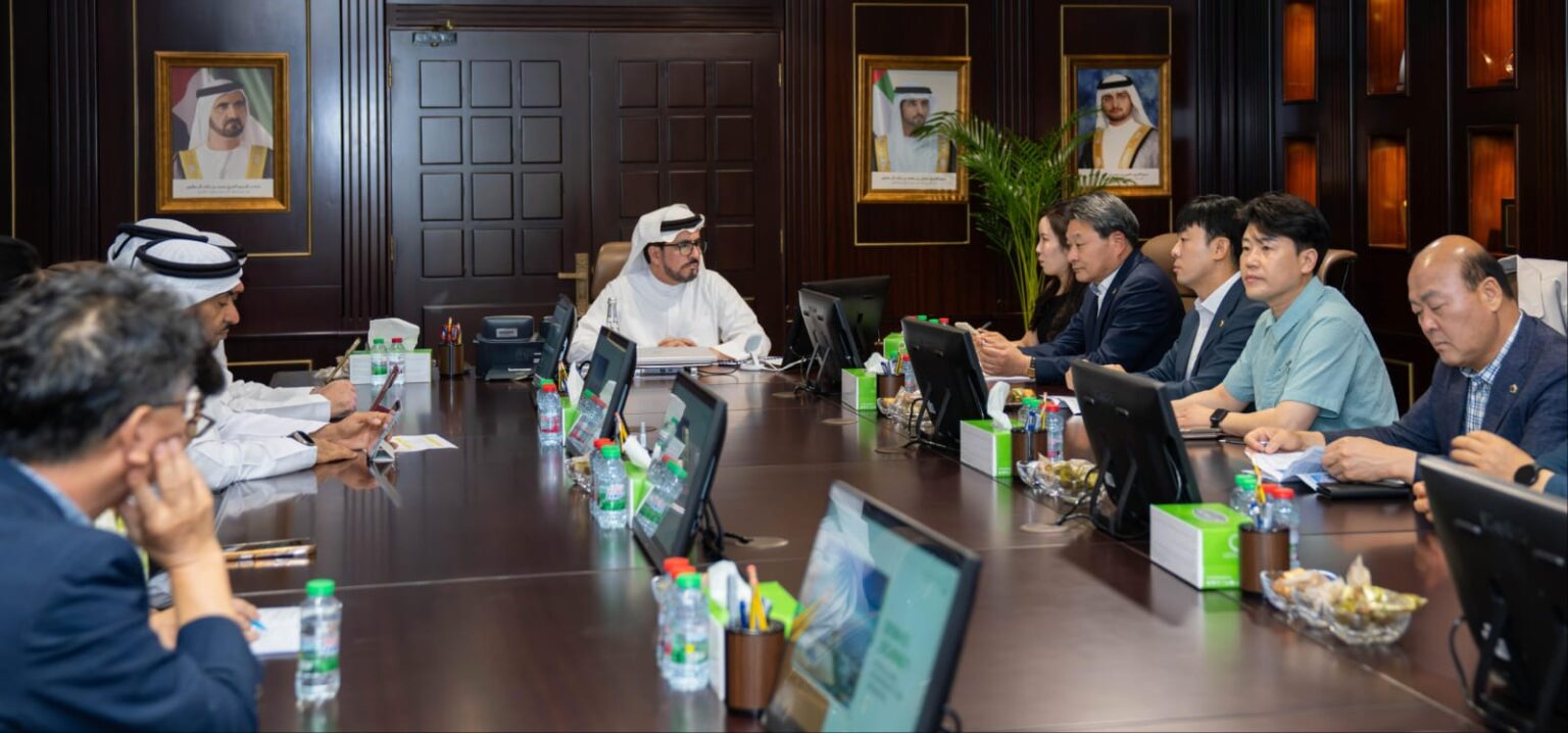 HE Saeed Mohammed Al Tayer welcomes Korean delegation to discuss renewable energy and sustainable development