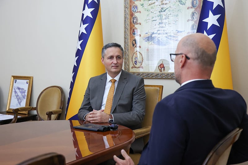 Member of the Presidency of BiH held a Meeting with the Ambassador of the Slovak Republic to BiH