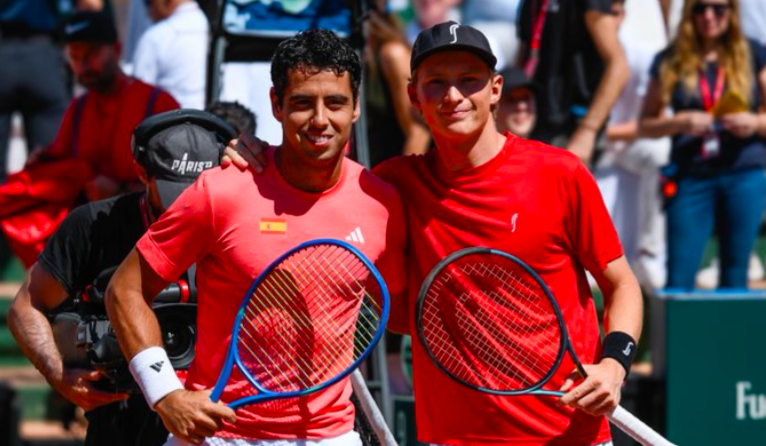 Elmer Moller versus Jaume Munar in Davis Cup. Source: ATP