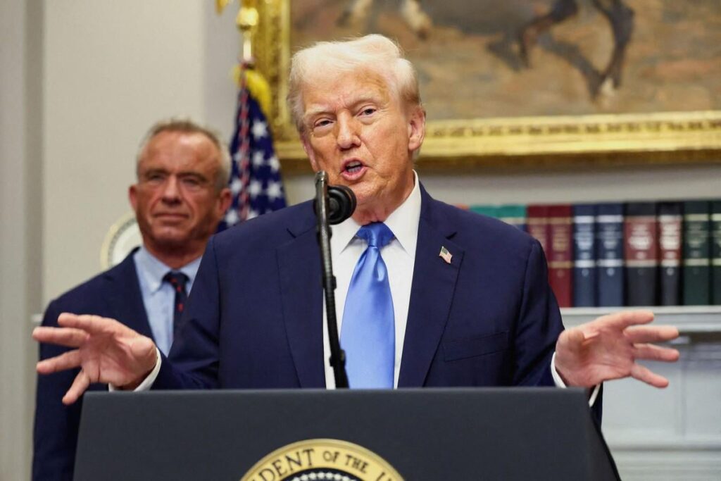 Trump linked autism to paracetamol without any information The step