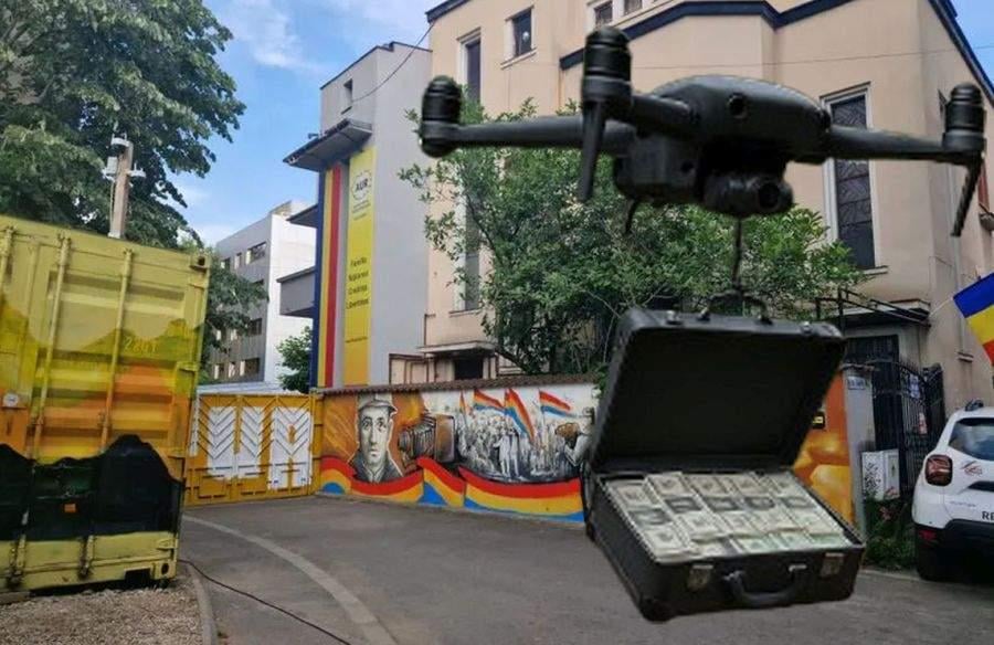 A new Russian drone in Romania: entered the Golden Court and left a suitcase with money