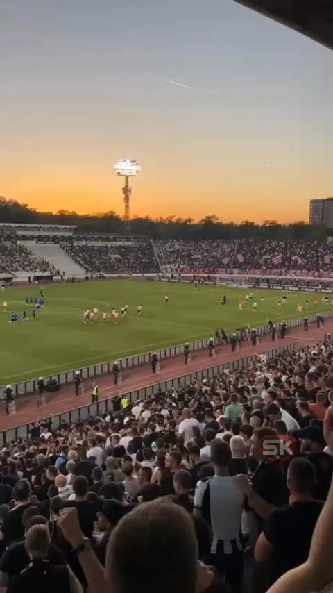 Skending of fans on today's eternal derby