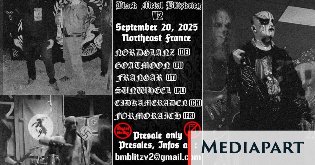 "We will kill the parasites one by one": northeast of France again hosts a concert of Black Metal Néonazi