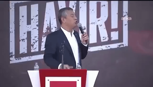 “Those who bring Türkiye to this situation are worthy of 20 %of the richest 20 %, 10 %of the remaining 80 percent of the reserve. The richest 1 %, 40 %of the reserve. Bread is expensive, labor is cheap. This is the black order of the AKP.