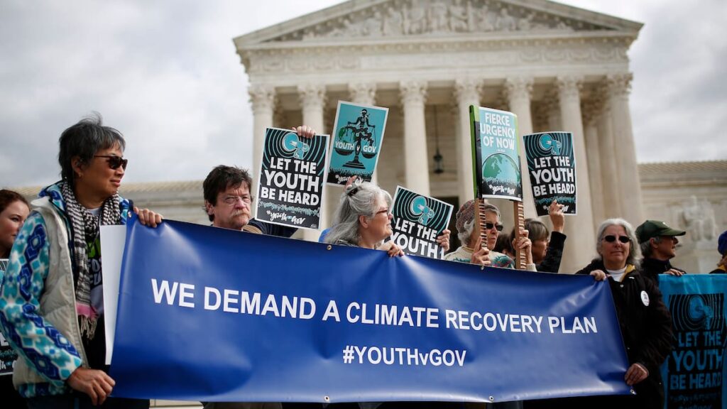 Youths take Trump Administration to court over fossil fuel push in climate rights case Youths take Trump Administration to court over fossil fuel push in climate rights case