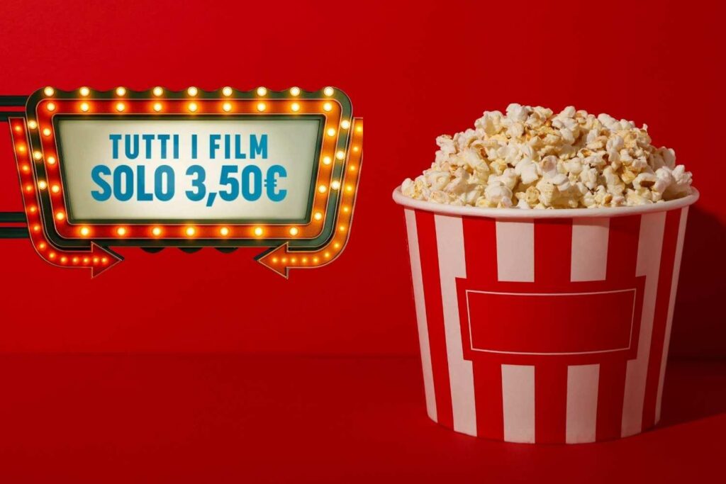 Cinema in Festa returns, from 21 to 25 September all films in the cinema will be only € 3.50