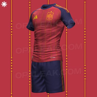 Spain's World Cup jersey leaked