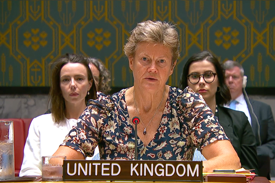 Statement by Ambassador Barbara Woodward, UK Permanent Representative to the UN, at the UN Security Council meeting on Poland. Statement by Ambassador Barbara Woodward, UK Permanent Representative to the UN, at the UN Security Council meeting on Poland.