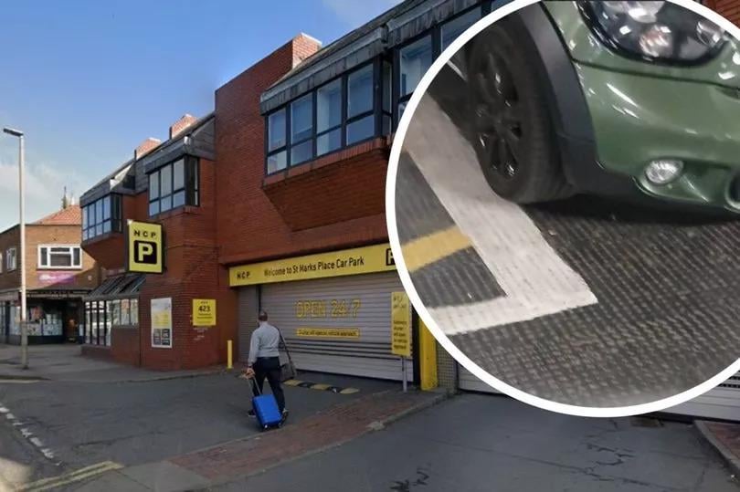 Car park apologises after issuing 'ridiculous' £100 fine over 10cm mistake