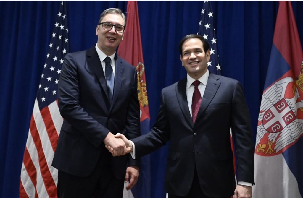 Rubio Holds Talks With Serbian President at UN, Avoids Trump Question