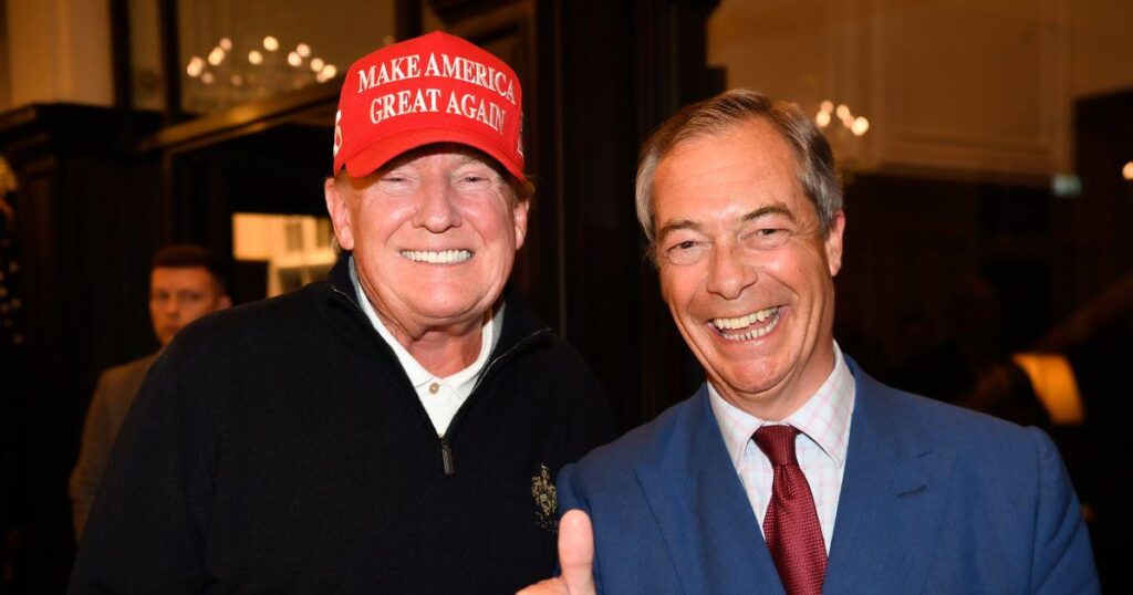 Nigel Farage set to skip Parliament's return to cosy up with Donald Trump's allies