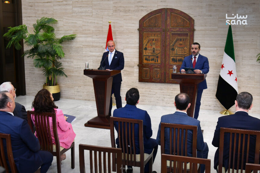Al-Shaibani: The relationship between Syria and Croatia will be multifaceted