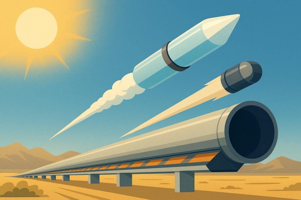 🚀 Yeet Tech™ — A Maglev Vacuum Railgun for Orbit (maybe it’s time we yeet stuff to space?)