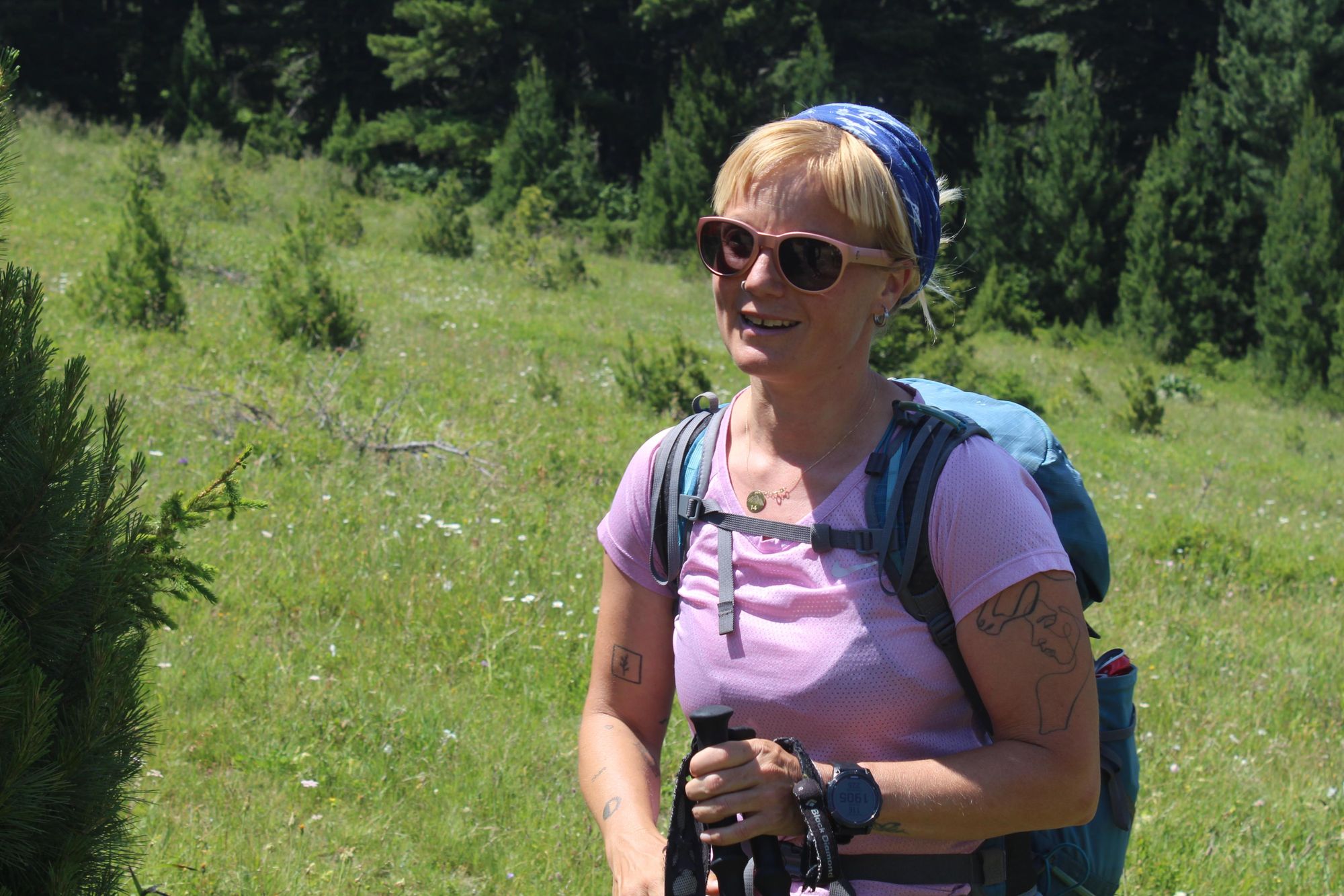 Uta Ibrahimi, the first person from Kosovo to climb each of the world's 8,000m moumtains. Photo: Stuart Kenny